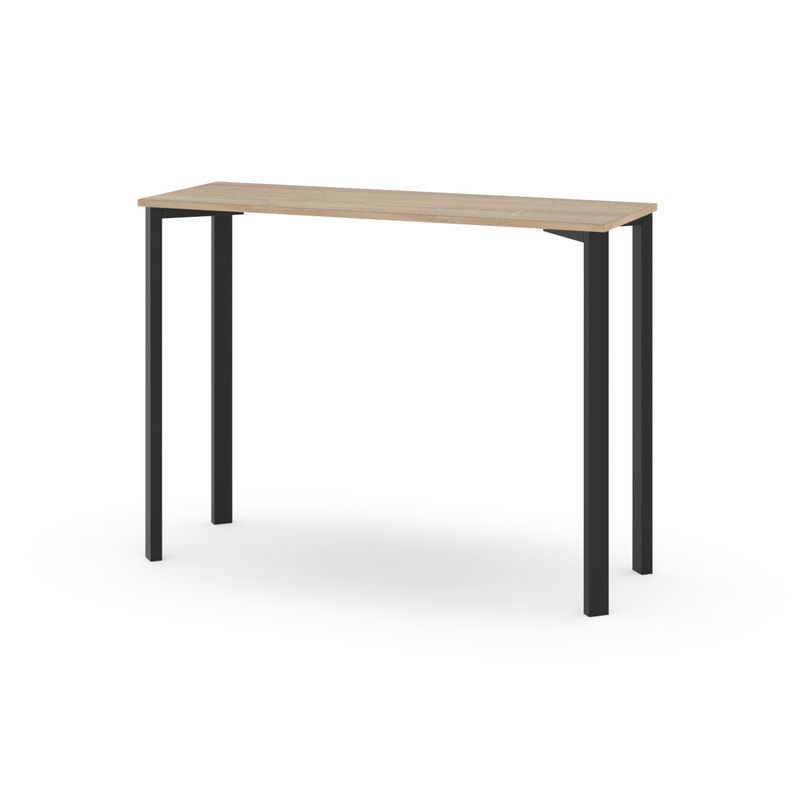 Barra Desayuno Milano 120X44X89 Cm Negro/Roble Dielfe