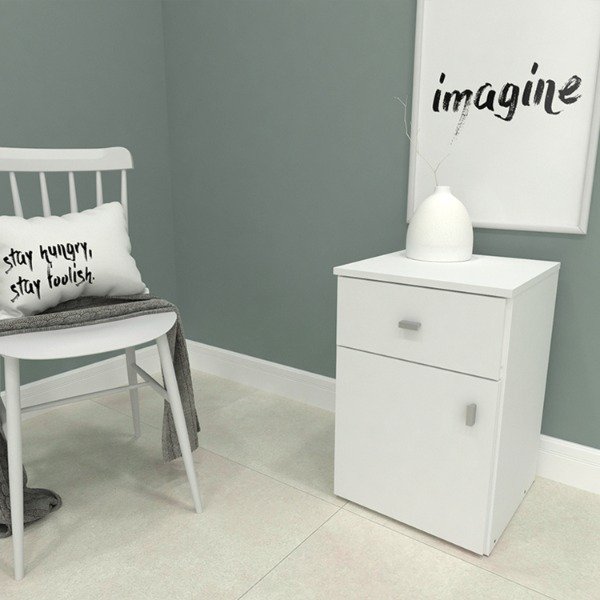 Mesa de Luz 1 Puerta 1 Cajón - Vista 5