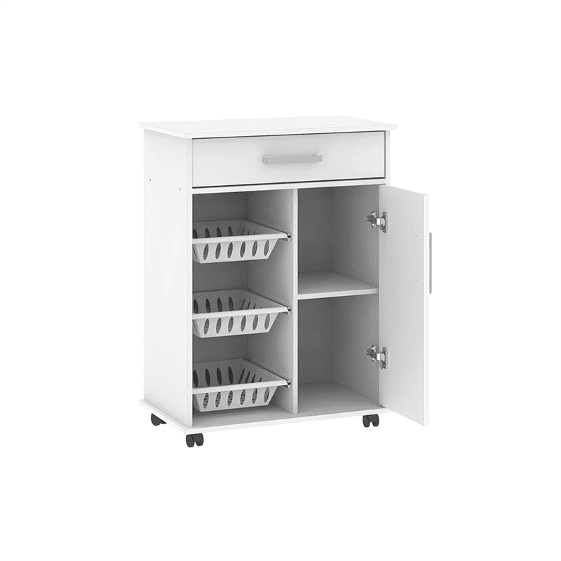 Mueble Apoyo Cocina Con Ruedas Frutero P/ Microondas - Vista 2